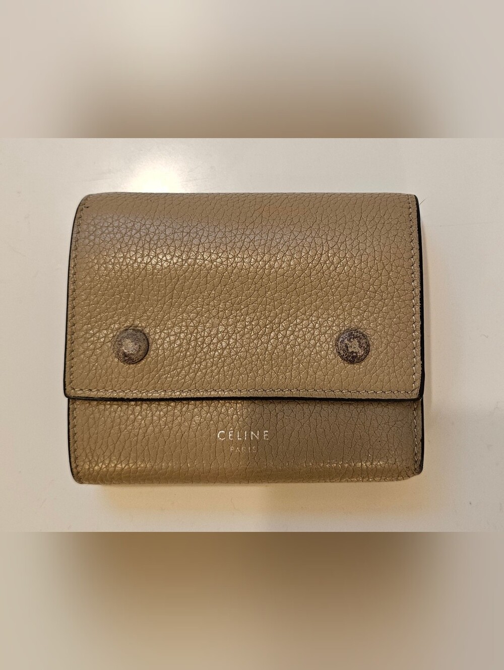 CELINE Compact Tan Wallet